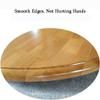 FUREMA 30" Large Lazy Susan Turntable Wooden Rotating Tray Serving Plate Dining Table Centerpieces Round Turntable, Smooth Silent, 360 Degree (Color : Wood, Size : 90cm/36) view 4