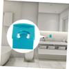 Plastic Hanging Rack for Bathroom Wall Mounted, Traceless Punch-Free Hook view 2