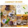 STOBAZA 50pcs Acrylic Fake Ice Cubes Realistic Ice Cube Vase Filler for DIY Projects view 2