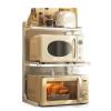 FEELIN Fruit Basket for Kitchen Adjustable Height Microwave Oven Storage Rack, Oven Rack, Kitchen Seasoning Storage Rack, Iron Art Baking Paint Storage RackKitchen Storage Rack Kitchen Gadgets view 1