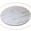 FUREMA 30in 36in 40in Large Lazy Susan Wood Turntable Kitchen Rotating Tray Spinning Serving Plate for Countertop Table, 360 Swivel Tray, Oversized Tabletop (Color : White Marble, Size : 100cm (40 view 1