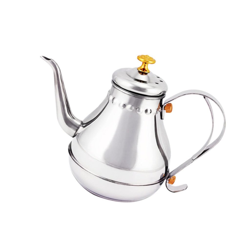DECHOUS 1pc Stainless Steel Boiling Kettle Ergonomic Handle Teapot for Boil for Home Use for Tea and Preparation