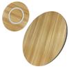 FUREMA Wood Revolving Plate Large Lazy Susan 30in 20in 24in 36in 40in 50in, Kitchen Turntable 360 Swivel, Service Tray for Dining Table, Sturdy, Oversized, Easy to Clean (Color : Light Walnut, Size view 1