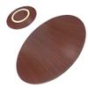 FUREMA Wood Revolving Plate Large Lazy Susan 30in 20in 24in 36in 40in 50in, Kitchen Turntable 360 Swivel, Service Tray for Dining Table, Sturdy, Oversized, Easy to Clean (Color : Mahogany, Size : 9 view 1