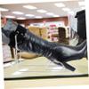 LABRIMP 2pcs Stainless Steel Long Boot Organizer Rack Space-Saving Footwear Display Stand for Boots Design with Compact and Practical Functionality view 2