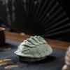 IBONSON Ceramic Tea Set Classic Turtle Shell Tea Pet, Green Sand Stone Tea Pet, Chinese Tea Ceremony Accessories, Home Decoration Ornaments Kung Fu Tea Set view 4