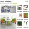 Reception Table And Chair Combination, Negotiation Reception Tables And Chairs, Conference Room Table, Coffee Table And Chair Set, Suitable For Living Room, Study Room And Apartment ( Color : Green , view 2