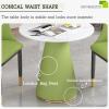 Reception Table And Chair Combination, Negotiation Reception Tables And Chairs, Conference Room Table, Coffee Table And Chair Set, Suitable For Living Room, Study Room And Apartment ( Color : Green , view 3