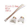 WENBIXIA 10Pcs JST PH 2.0mm Pitch Male/Female Connector 2P 3P 4P 5P 6 Pin with Electronic Wire 200mm 26AWG (Color : 10Pcs 6Pin-K) view 2