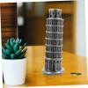 HAKIDZEL Leaning Tower of Pisa Model Vintage Metal Building Ornament Home Decor for Living Office and Table Sculpture for Travel Souvenir and Architectural Decoration view 3