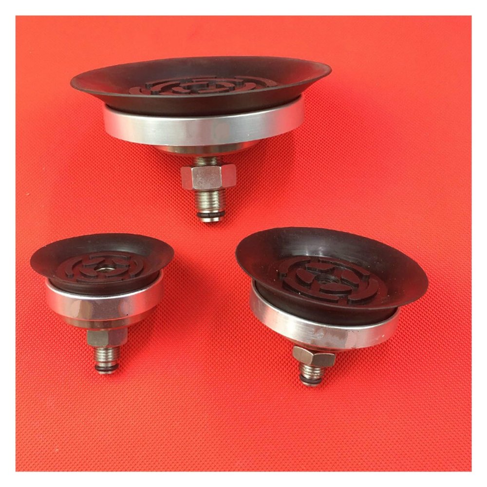 Bolisila 3pcs Vacuum Chuck, Industrial Universal Swinging Chuck, Pneumatic Chuck, PUGB-60 80100120150 (Color : PUGB 120X Hardware)
