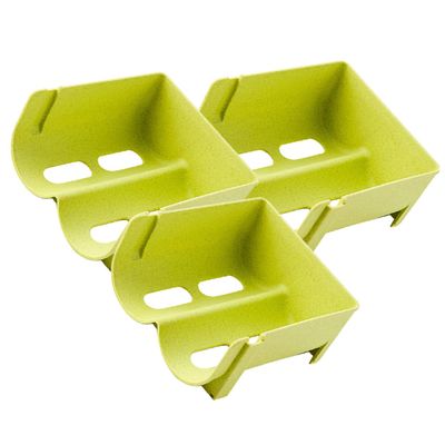 DECHOUS 3pcs Multi-Function Beer Rack Stackable Storage Rack for Kitchen Fridge Can Holder Beverage Organizer Plastic Soda Can Dispenser