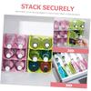 DECHOUS 3pcs Multi-Function Beer Rack Stackable Storage Rack for Kitchen Fridge Can Holder Beverage Organizer Plastic Soda Can Dispenser view 2