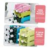 DECHOUS 3pcs Multi-Function Beer Rack Stackable Storage Rack for Kitchen Fridge Can Holder Beverage Organizer Plastic Soda Can Dispenser view 4