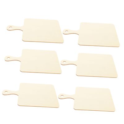 DECHOUS 6pcs Cutting Boards for Crafts Boy Girl Painting Toys for Serving Fruits Cheeses Appetizers Space-saving Design for Kitchen Decor