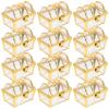 ABOOFAN 12pcs Treasure Chest Candy Boxes Gold Plastic Plastic Treasure Chest Party Favor Boxes Present Goodie Boxes for Wedding Christmas Birthday Party Decoration view 1
