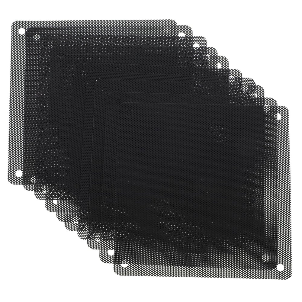 10pcs PC Fan Mesh Filter Covers PVC Dustproof Grilles for Electronics