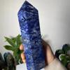 AtkitS Natural Natural Crystal Energy Tower Blue Square Natrium Wand Reiki Healing (Size : 150-200g) view 2