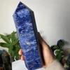 AtkitS Natural Natural Crystal Energy Tower Blue Square Natrium Wand Reiki Healing (Size : 150-200g) view 4