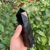 AtkitS Natural Natural Black Tourmaline Quartz Crystal Point Tower Polished Healing (Size : 400-450g) view 3
