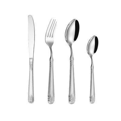 16 piece flatware set for 4 exquisite kitchen silverware sets stainless steel cutlery set kitchen tableware set for home party restaurant microwave and dishwasher safe
