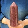 KatLin Beautiful Natural Strawberry Stone Quartz Crystal Obelisk Quartz Point Reiki Healing Ornaments (Size : 150-200g) view 3