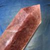 KatLin Beautiful Natural Strawberry Stone Quartz Crystal Obelisk Quartz Point Reiki Healing Ornaments (Size : 150-200g) view 4