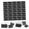 PLAFOPE 50pcs Black Graduation Place Cards Elegant Reserved Table Signs for Events Tented Name Cards for Banquets Easy to Write Graduation Seating view 3