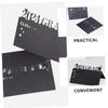 PLAFOPE 50pcs Black Graduation Place Cards Elegant Reserved Table Signs for Events Tented Name Cards for Banquets Easy to Write Graduation Seating view 4