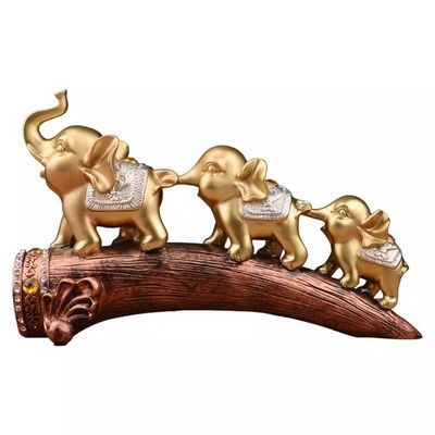 NEKCOCO Desktop Figurines Resin Porch Ornaments Home Accessories Nordic Modern Living Room Office Desk Room Elephant Home Decoration Ornaments Home Decor Statues