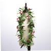 Vaguelly 4pcs Elegant Hawaiian Flower Wreaths Handmade Phalaenopsis Garland Lightweight for Adults Boys and Girls for Luau Events view 4