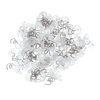 DECHOUS 150pcs Slip Decorative Pins for Slipcovers and Bed Skirts Spiral Push Pins to Secure Upholstery and Bedskirts for Tidy Home