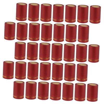 SHOWERORO 200pcs Heat Shrinkable Red Wine Bottle Sealed Covers for Professional Finish Flexible and Easy to Remove Wine Capsules for and Cellar Use