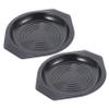 ABOOFAN 2pcs Heat Resistant Pot Coaster Thickened Insulation Tray for Casserole Dishes Scald Pad for Kitchen Use for Serving Hot Foods and Protecting Surfaces view 1