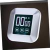SHOWERORO Touch Screen Kitchen Timer with Magnet LCD Display Stopwatch Function Bracket for Cooking Exercise and Daily Use view 3