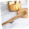 ABOOFAN Wooden Cooking Spatula Turner Portable Non-stick Scraper Ergonomic Handle for Outdoor Camping and Travel for Frying and Boiling view 2