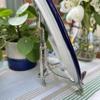 Thorness Pair of Large 10 inch Metal Easel Antique Nickel Finish | Plate holder | Display stand | Metal Frame Holders for Photo Pictures Decorative Plate Dish | 25cm (H) x 15cm (Deep) view 3