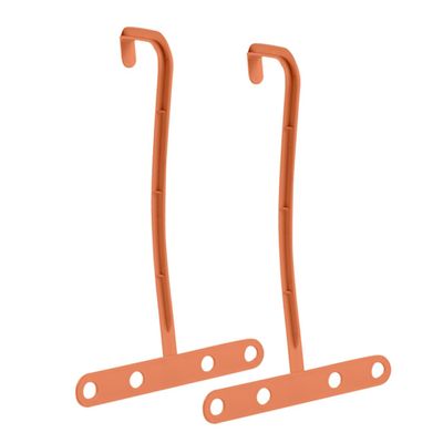 Homoyoyo 2pcs Space-Saving Clothes Hangers for Air Conditioner Portable Closet Organizers No Drill Installation Lightweight and for Travel Drying and