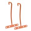 Homoyoyo 2pcs Space-Saving Clothes Hangers for Air Conditioner Portable Closet Organizers No Drill Installation Lightweight and for Travel Drying and view 1