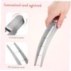 ABOOFAN 2pcs Watermelon Cube Slicer Stainless Steel Fruit Slicer Tool Easy Peel Cube Cutter Safe Kitchen Accessory view 2