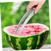 ABOOFAN 2pcs Watermelon Cube Slicer Stainless Steel Fruit Slicer Tool Easy Peel Cube Cutter Safe Kitchen Accessory view 4
