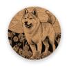 Akita Inu, Coasters Gift, Set of 6, Cork Coaster with Holder, Absorbent Coasters for Dog Lovers, Cute, Personalized Coasters - CA048 view 1