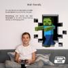 STICKER SWAG Custom Gaming Wall Decal Personalized Name Gamer Room Decor, Removable Vinyl Sticker (Blue Block Boy) view 3