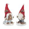 Gnome on Skis (Set of 4) 6.75" H Resin view 1
