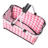 FONDOTIN Insulated Picnic Bag for Food Storage Durable Handheld Carrier for Outdoor Use for Lunch Camping and Travel Thick Aluminum Lined Design view 1