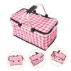 FONDOTIN Insulated Picnic Bag for Food Storage Durable Handheld Carrier for Outdoor Use for Lunch Camping and Travel Thick Aluminum Lined Design view 4