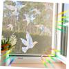 ABOOFAN Anti-Collision Bird Window Sticker Colorful DIY Decorative Cling Removable Static Cling for Living Sun Design to Prevent Window Strikes view 3