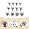 RORPOIR Bee Wall Decals Set Removable Decorative Stickers for Home Office Double-Layer Honeycomb Design Easy to Apply DIY Mural for Rooms and Parties view 2