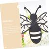 RORPOIR Bee Wall Decals Set Removable Decorative Stickers for Home Office Double-Layer Honeycomb Design Easy to Apply DIY Mural for Rooms and Parties view 4