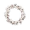 ULDIGI 44cm Wood Simulation Cotton Garland Christmas Greenery Wreath for Door Decor view 1
